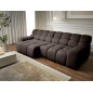 Sofa Kanapa CAMPILE 4 osobowa z elektryczną regulacją siedziska wolnostojąca w tkaninie EDEN 08 WERSAL