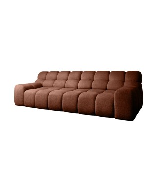 Sofa Kanapa CAMPILE 4 osobowa z elektryczną regulacją siedziska wolnostojąca w tkaninie EDEN 10 WERSAL