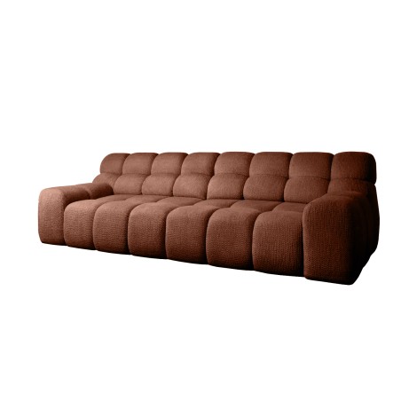 Sofa Kanapa CAMPILE 4 osobowa z elektryczną regulacją siedziska wolnostojąca w tkaninie EDEN 10 WERSAL