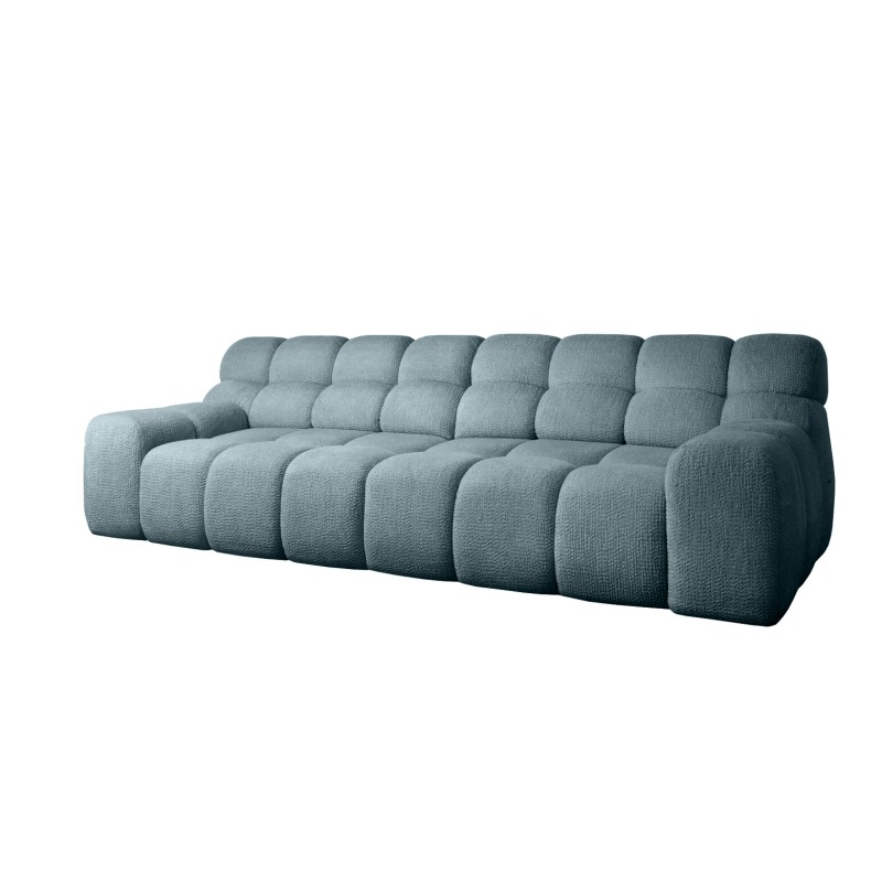 Sofa Kanapa CAMPILE 4 osobowa z elektryczną regulacją siedziska wolnostojąca w tkaninie EDEN 14 WERSAL
