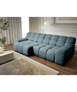Sofa Kanapa CAMPILE 4 osobowa z elektryczną regulacją siedziska wolnostojąca w tkaninie EDEN 14 WERSAL