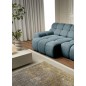 Sofa Kanapa CAMPILE 4 osobowa z elektryczną regulacją siedziska wolnostojąca w tkaninie EDEN 14 WERSAL