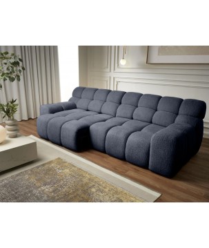 Sofa Kanapa CAMPILE 4 osobowa z elektryczną regulacją siedziska wolnostojąca w tkaninie EDEN 16 WERSAL