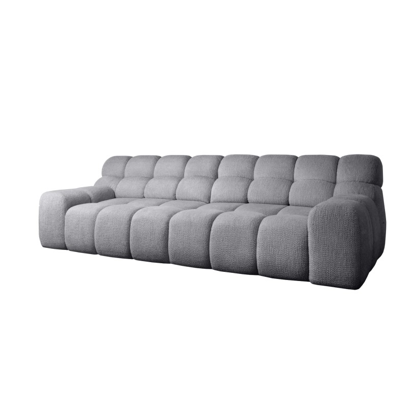 Sofa Kanapa CAMPILE 4 osobowa z elektryczną regulacją siedziska wolnostojąca w tkaninie EDEN 18 WERSAL
