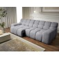 Sofa Kanapa CAMPILE 4 osobowa z elektryczną regulacją siedziska wolnostojąca w tkaninie EDEN 18 WERSAL