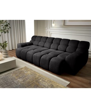 Sofa Kanapa CAMPILE 4 osobowa z elektryczną regulacją siedziska wolnostojąca w tkaninie EDEN 21 WERSAL