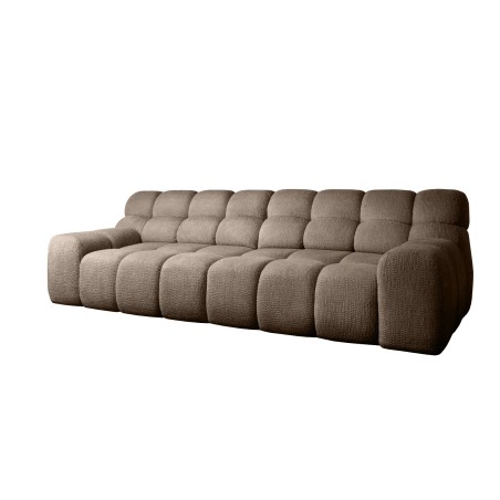 Sofa Kanapa CAMPILE 4 osobowa z elektryczną regulacją siedziska wolnostojąca w tkaninie EDEN 05 WERSAL