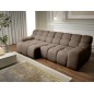 Sofa Kanapa CAMPILE 4 osobowa z elektryczną regulacją siedziska wolnostojąca w tkaninie EDEN 05 WERSAL