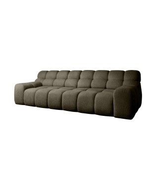 Sofa Kanapa CAMPILE 4 osobowa z elektryczną regulacją siedziska wolnostojąca w tkaninie EDEN 12 WERSAL