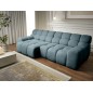 Sofa Kanapa CAMPILE 4 osobowa z elektryczną regulacją siedziska wolnostojąca w tkaninie EDEN 14 WERSAL