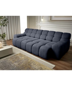 Sofa Kanapa CAMPILE 4 osobowa z elektryczną regulacją siedziska wolnostojąca w tkaninie EDEN 16 WERSAL