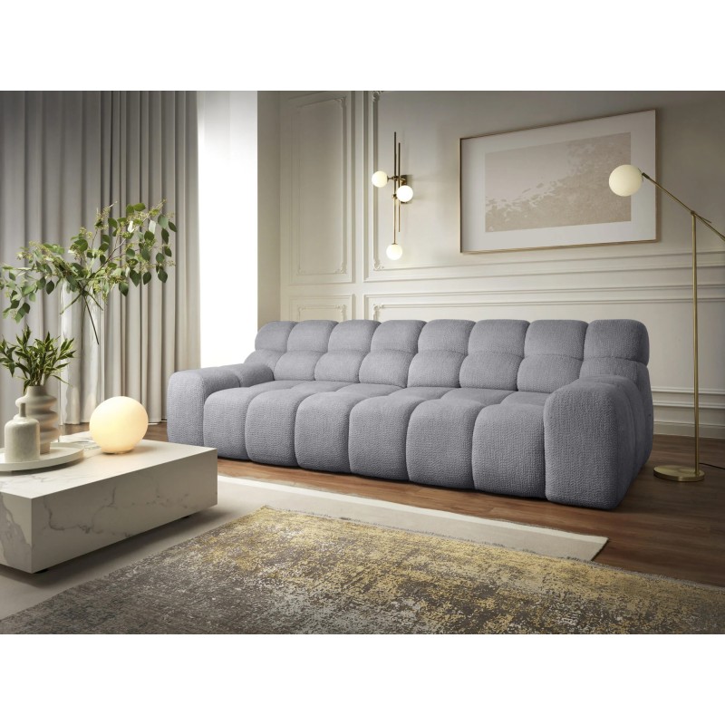 Sofa Kanapa CAMPILE 4 osobowa z elektryczną regulacją siedziska wolnostojąca w tkaninie EDEN 18 WERSAL