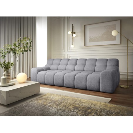 Sofa Kanapa CAMPILE 4 osobowa z elektryczną regulacją siedziska wolnostojąca w tkaninie EDEN 18 WERSAL