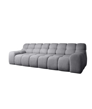 Sofa Kanapa CAMPILE 4 osobowa z elektryczną regulacją siedziska wolnostojąca w tkaninie EDEN 18 WERSAL