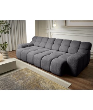 Sofa Kanapa CAMPILE 4 osobowa z elektryczną regulacją siedziska wolnostojąca w tkaninie EDEN 19 WERSAL