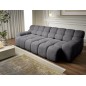 Sofa Kanapa CAMPILE 4 osobowa z elektryczną regulacją siedziska wolnostojąca w tkaninie EDEN 19 WERSAL