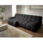 Sofa Kanapa CAMPILE 4 osobowa z elektryczną regulacją siedziska wolnostojąca w tkaninie EDEN 21 WERSAL