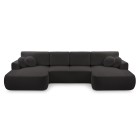 Narożnik VELO XL wolnostojący układ U z funkcją spania w tkaninie Coral 60 DomoHome