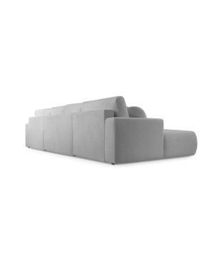 Narożnik VELO XL wolnostojący układ U z funkcją spania w tkaninie Coral 75 DomoHome