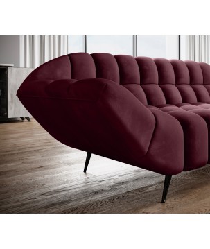Sofa GAPPA 3 osobowa wolnostojąca w tkaninie MONOLITH 69 WERSAL
