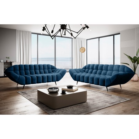 Sofa GAPPA 3 osobowa wolnostojąca w tkaninie MONOLITH 77 WERSAL