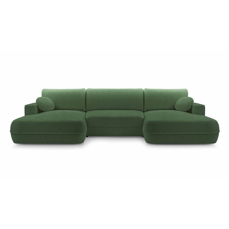 Narożnik FUEGO XL wolnostojący układ U z funkcją spania w tkaninie Bubble 12 DomoHome