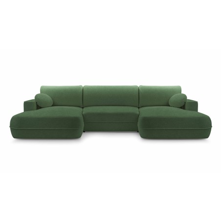 Narożnik FUEGO XL wolnostojący układ U z funkcją spania w tkaninie Bubble 12 DomoHome