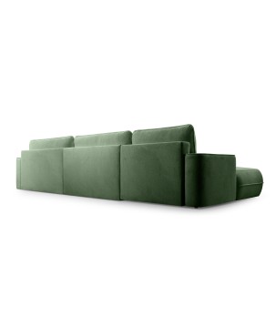 Narożnik FUEGO XL wolnostojący układ U z funkcją spania w tkaninie Bubble 12 DomoHome