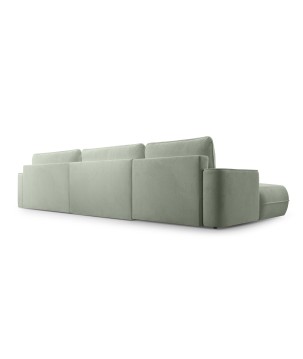 Narożnik FUEGO XL wolnostojący układ U z funkcją spania w tkaninie Bubble 13 DomoHome