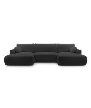 Narożnik FUEGO XL wolnostojący układ U z funkcją spania w tkaninie Bubble 17 DomoHome