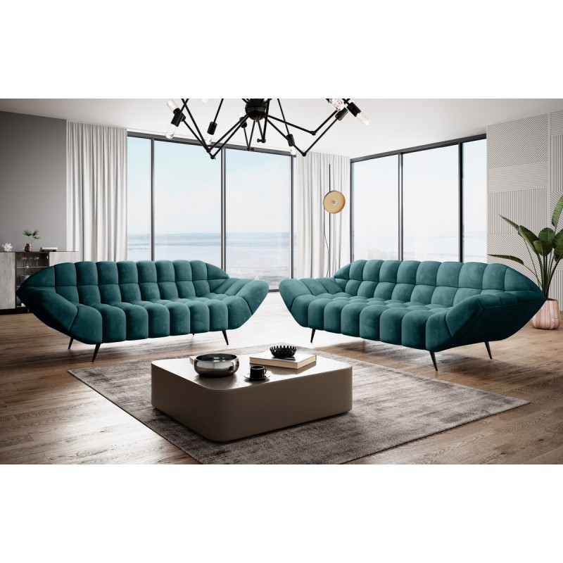 Sofa GAPPA 2 osobowa wolnostojąca w tkaninie MONOLITH 37 WERSAL