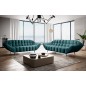 Sofa GAPPA 2 osobowa wolnostojąca w tkaninie MONOLITH 37 WERSAL