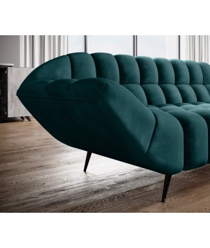 Sofa GAPPA 2 osobowa wolnostojąca w tkaninie MONOLITH 37 WERSAL