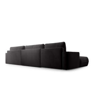 Narożnik FUEGO XL wolnostojący układ U z funkcją spania w tkaninie Bubble 17 DomoHome