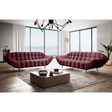 Sofa GAPPA 2 osobowa wolnostojąca w tkaninie MONOLITH 69 WERSAL