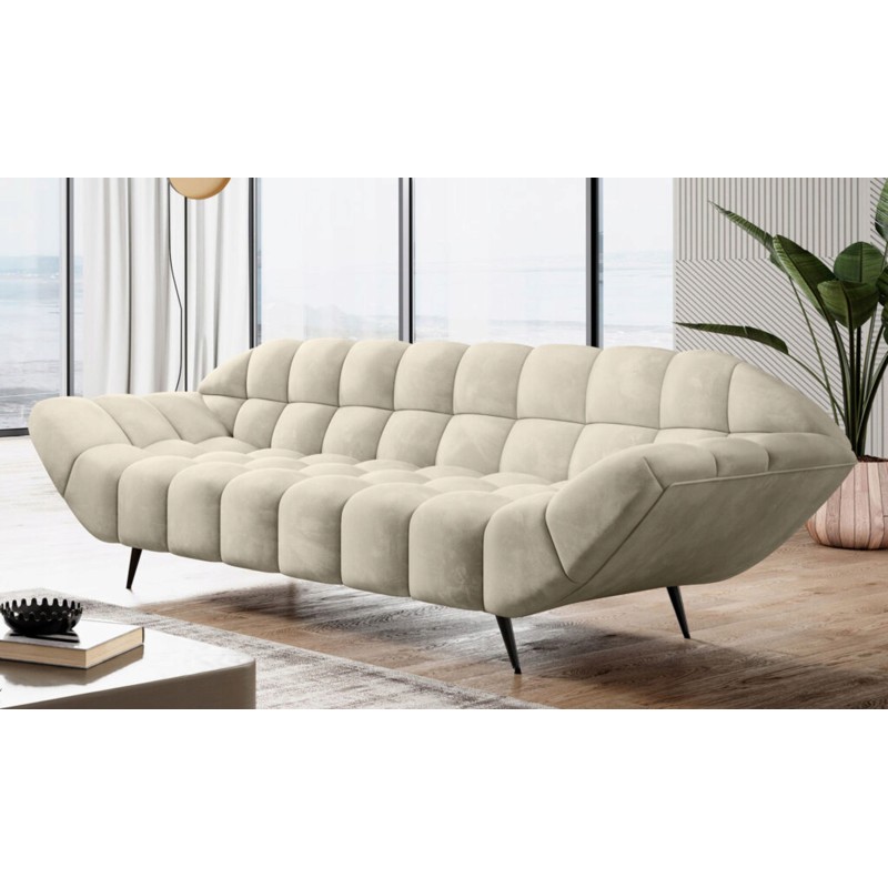 Sofa GAPPA 3 osobowa wolnostojąca w tkaninie MONOLITH 02 WERSAL