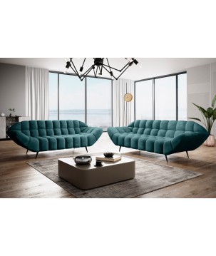 Sofa GAPPA 3 osobowa wolnostojąca w tkaninie MONOLITH 37 WERSAL