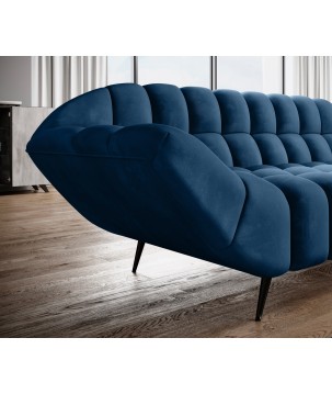 Sofa GAPPA 3 osobowa wolnostojąca w tkaninie MONOLITH 77 WERSAL
