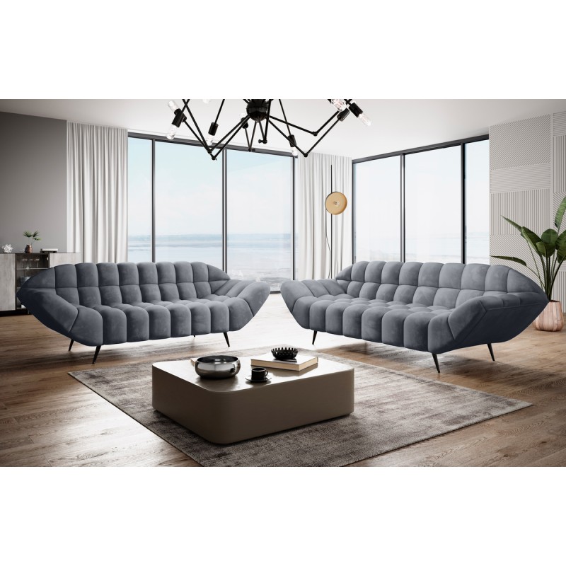 Sofa GAPPA 3 osobowa wolnostojąca w tkaninie MONOLITH 85 WERSAL