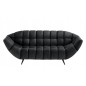 Sofa GAPPA 3 osobowa wolnostojąca w tkaninie MONOLITH 97 WERSAL