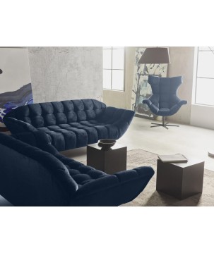 Sofa GAPPA 2 osobowa wolnostojąca w tkaninie LUISIANO 01 WERSAL