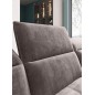 Narożnik COLOMBO XL Lewostronny z elektryczną regulacją siedziska w tkaninie PALLADIUM 05 WERSAL