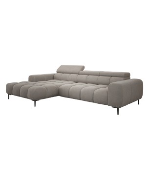 Narożnik PLAZA MINI Lewostronny w tkaninie Promocyjnej APHRODITE 04 WERSAL