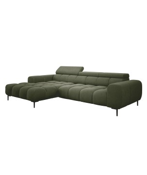 Narożnik PLAZA MINI Lewostronny w tkaninie Promocyjnej APHRODITE 12 WERSAL