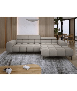 Narożnik PLAZA MINI Prawostronny w tkaninie Promocyjnej APHRODITE 04 WERSAL