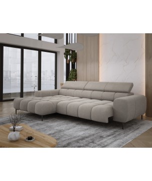 Narożnik PLAZA MINI Lewostronny w tkaninie Promocyjnej APHRODITE 04 WERSAL