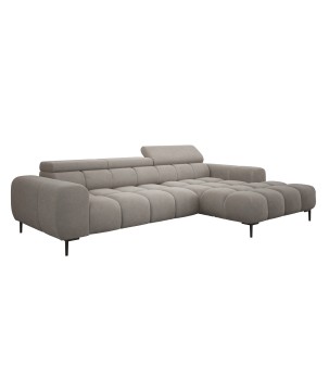 Narożnik PLAZA MINI Prawostronny w tkaninie Promocyjnej APHRODITE 04 WERSAL