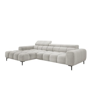 Narożnik PLAZA MINI Lewostronny w tkaninie EDEN 01 WERSAL