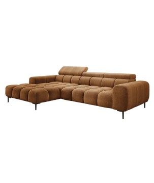 Narożnik PLAZA MINI Lewostronny w tkaninie EDEN 10 WERSAL