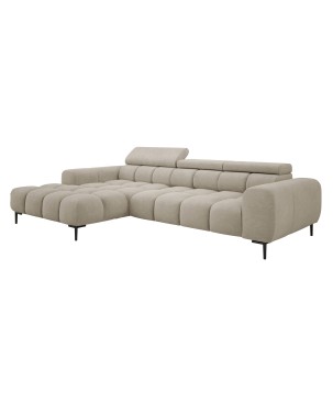 Narożnik PLAZA MINI Lewostronny w tkaninie CLOUD 03 WERSAL